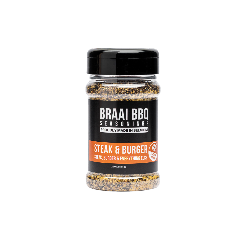 Braai BBQ Steak Burger Rub pot steak kruiding MeatMan Rillaar