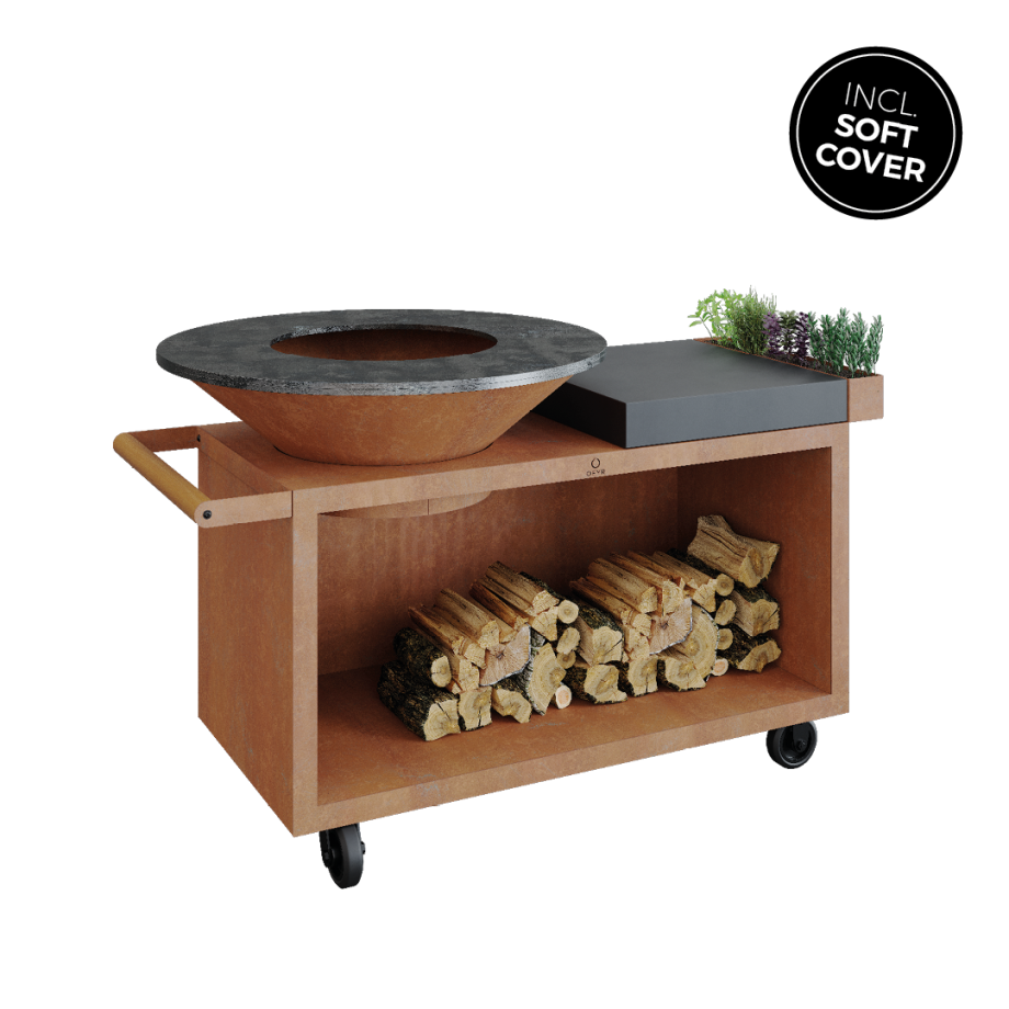 OFYR Island Corten 100 PRO Donkergrijs Keramiek