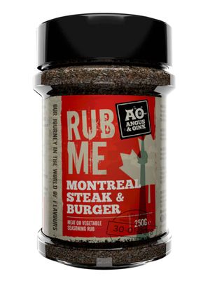 Angus Oink Montréal Steak Burger rub pot MeatMan Rillaar BBQ