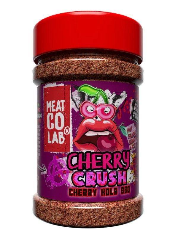 Angus Oink Cherry Crush rub pot fruitig kers MeatMan Rillaar BBQ