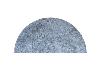 Kamado Joe Half Moon Soapstone Classic Joe zeepsteen plaat op BBQ MeatMan
