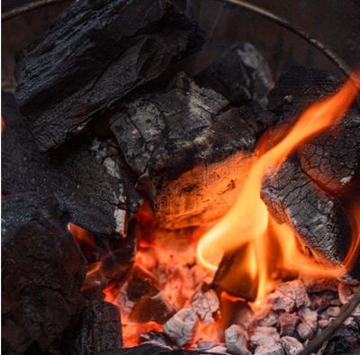 Kamado Joe Big Block XL houtskool brandend in keramische BBQ