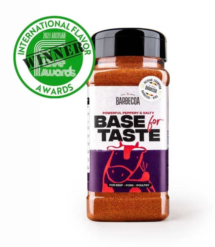 Barbecoa Base For Taste rub pot basis smaak BBQ MeatMan Rillaar