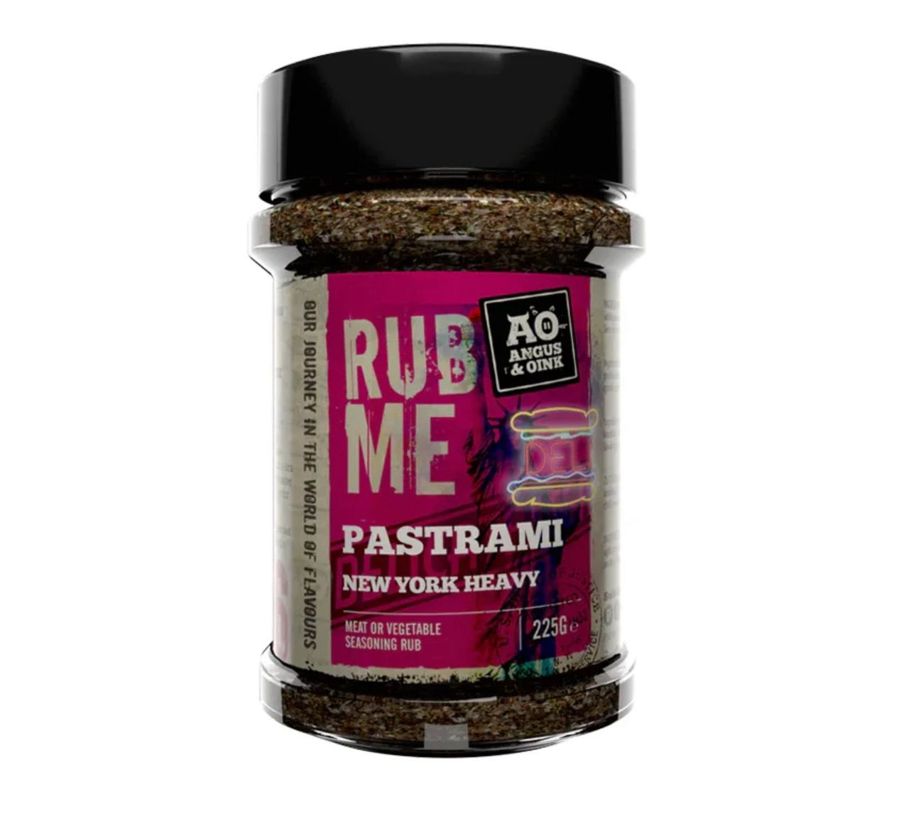 Angus Oink Pastrami rub pot New York stijl MeatMan Rillaar BBQ