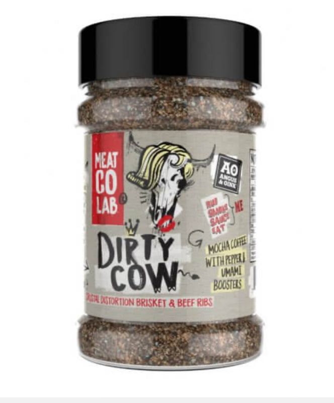 Angus Oink Dirty Cow rub pot beef specerijen MeatMan Rillaar BBQ