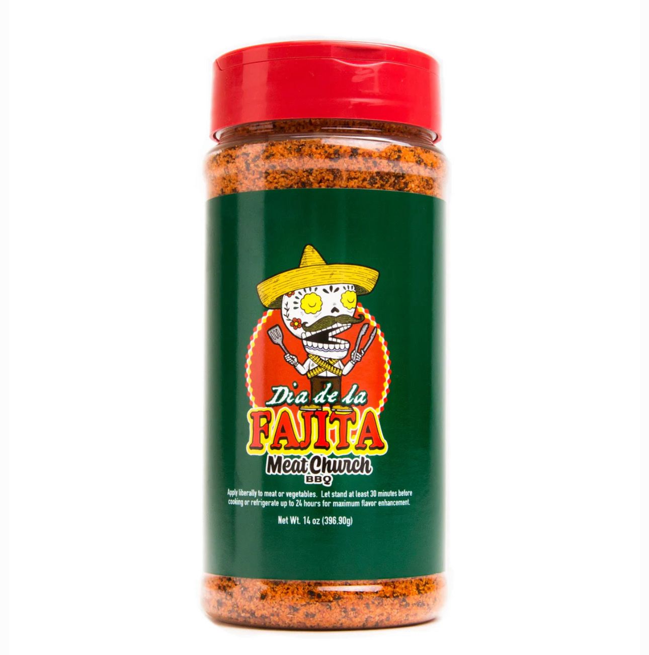 MeatChurch Dia De La Fajita rub pot Mexicaans BBQ MeatMan