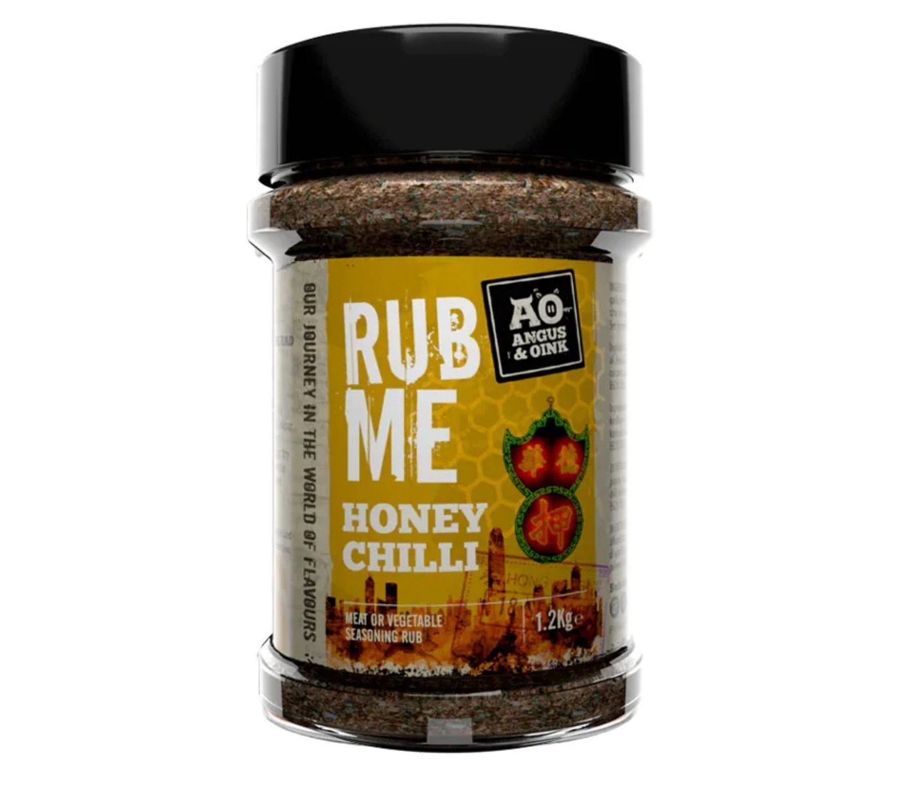 Angus Oink Honey Chilli rub pot zoet pittig MeatMan Rillaar BBQ
