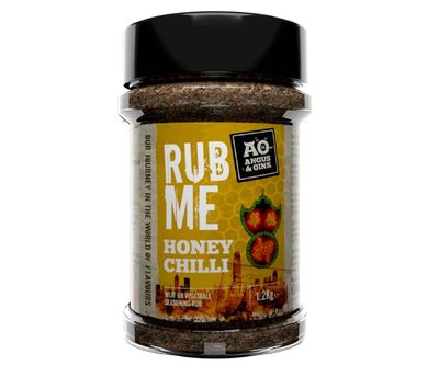 Angus Oink Honey Chilli rub pot zoet pittig MeatMan Rillaar BBQ