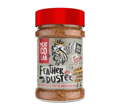 Angus Oink Feather Duster rub pot kip kruiding MeatMan Rillaar