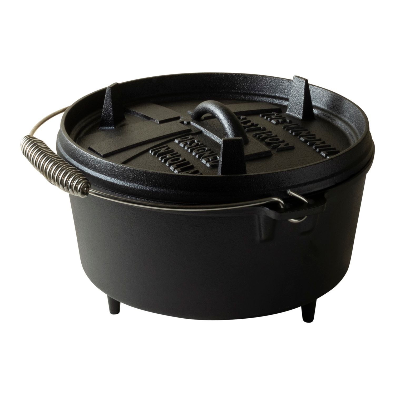 The Windmill Dutch Oven 4,5 qt gietijzeren stoofpot op kamado MeatMan