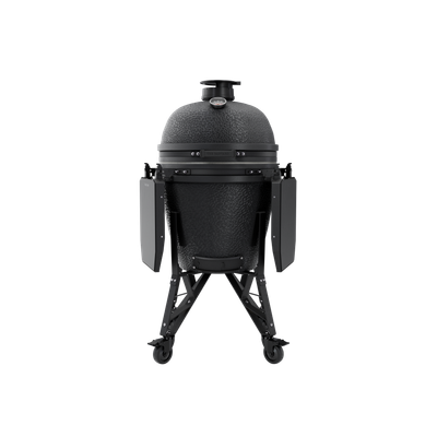 The Bastard Core Large Graphite grote glanzende kamado BBQ tuin MeatMan