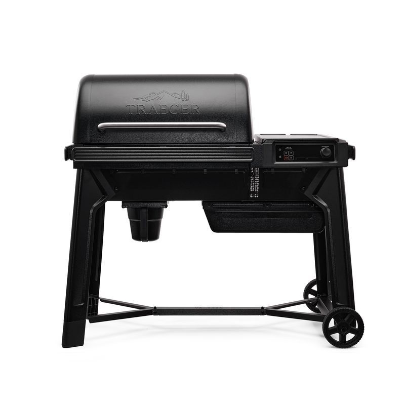 Traeger Woodridge WiFi pelletgrill D2 Drive MeatMan Rillaar