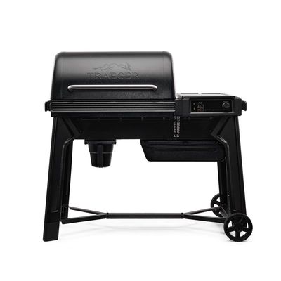 Traeger Woodridge WiFi pelletgrill D2 Drive MeatMan Rillaar