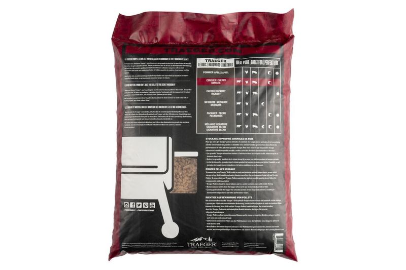 Traeger Cherry pellets varkensvlees bereiden zoete kers rook resultaat