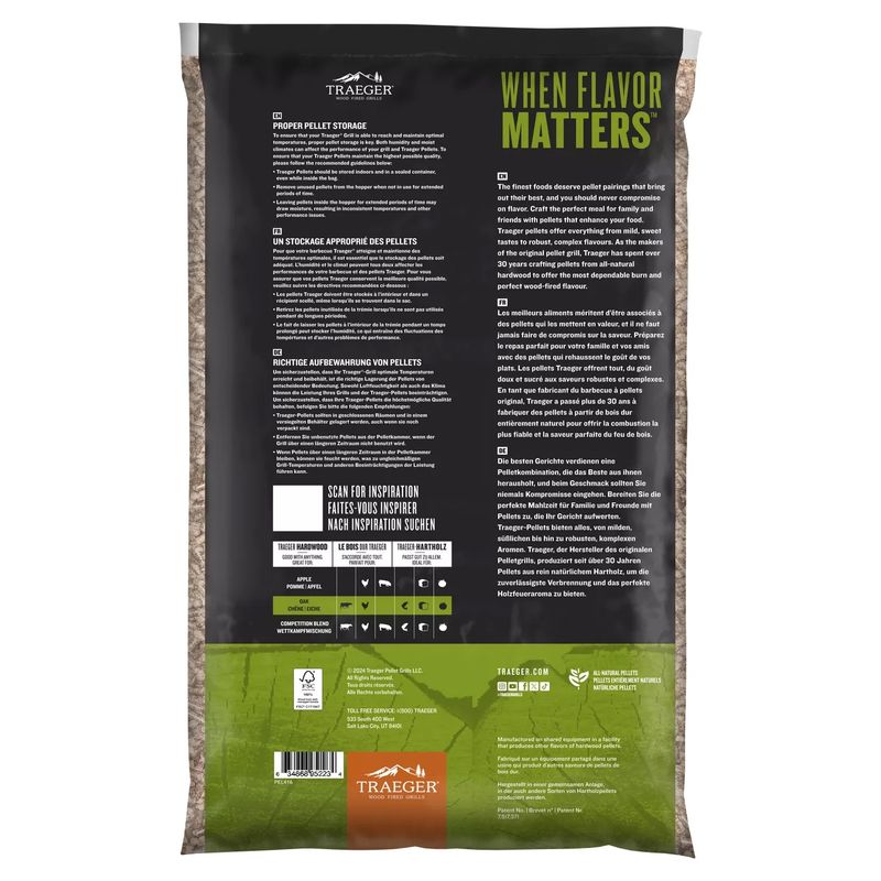 Traeger Eikenhout pellets brisket en vlees klassieke rook resultaat