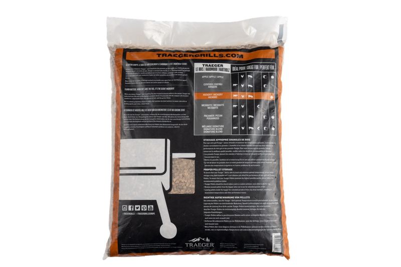 Traeger Hickory pellets brisket bereiden krachtige rooksmaak resultaat