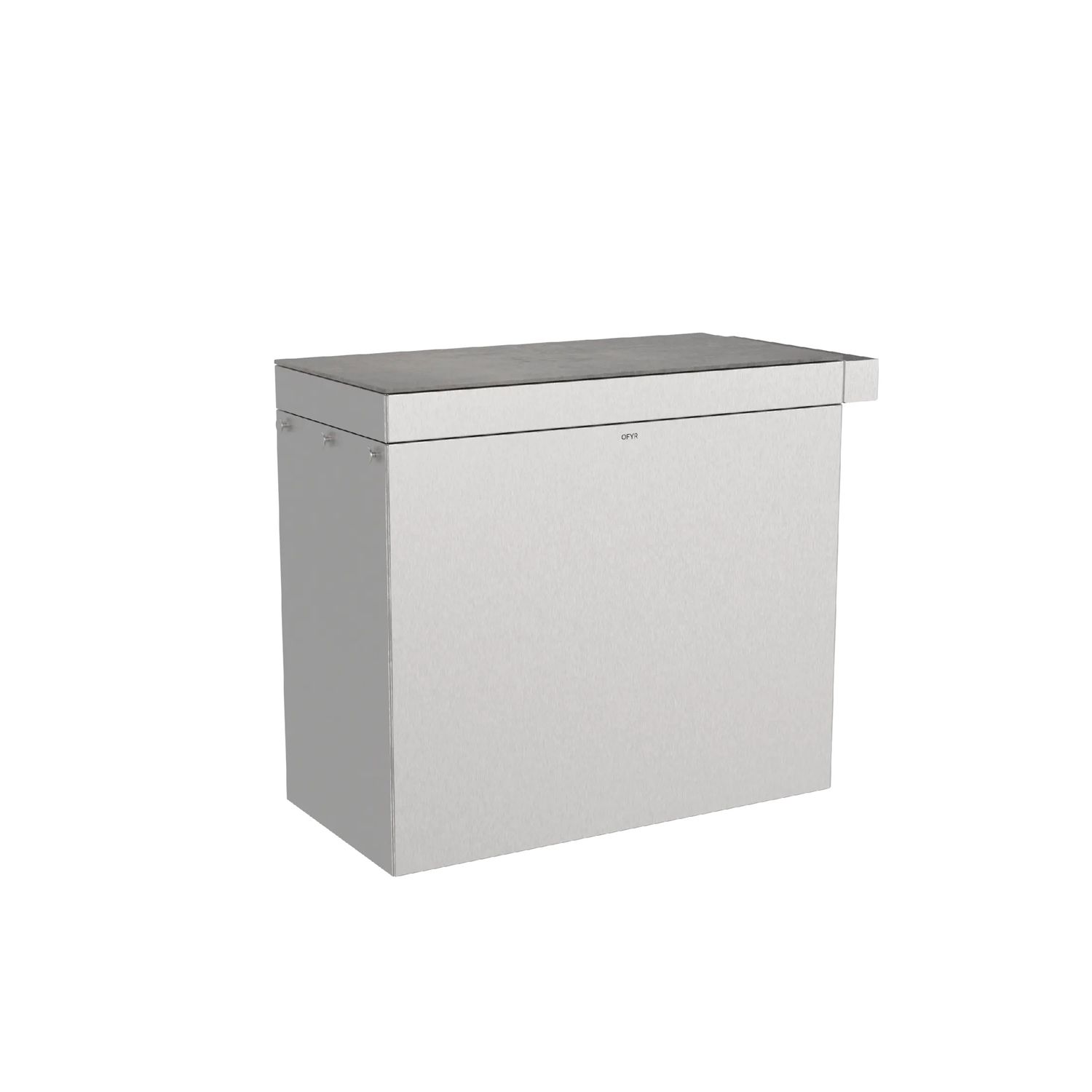OFYR Signature Mise en Place 100 Brushed Steel Terra