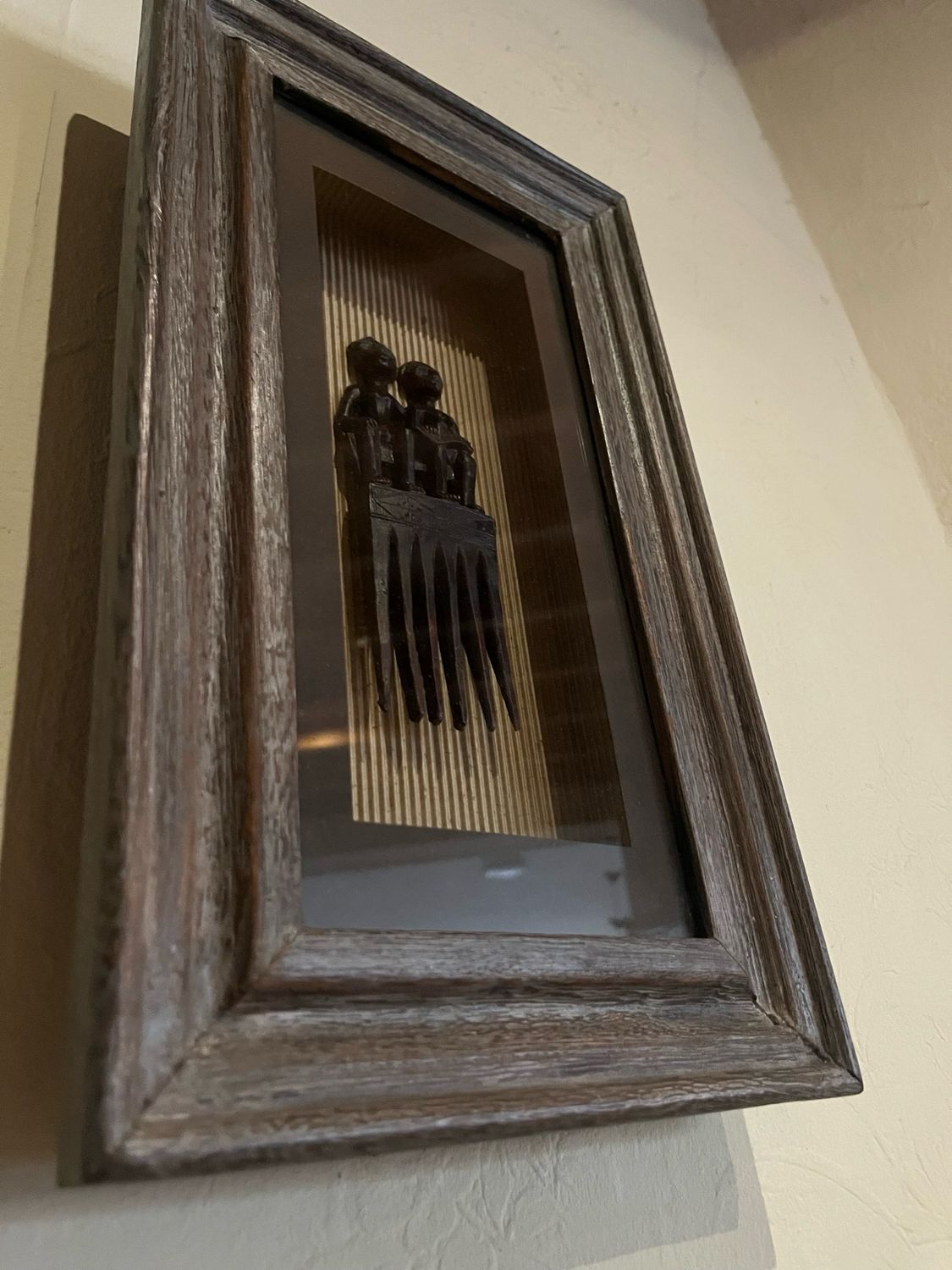 Decoratieve houten kam