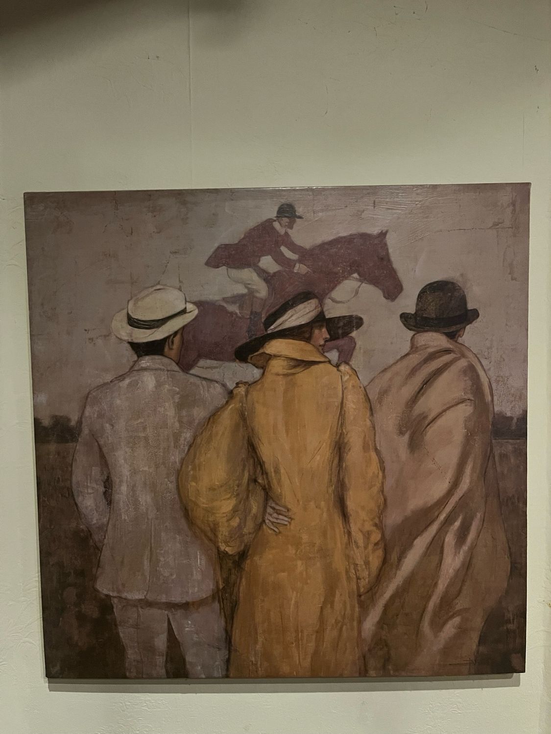 Prent Paardenwedstrijd- François Fressenier