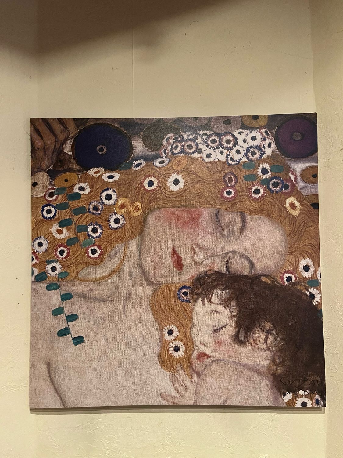 Prent “The three ages of woman” - Gustav Klimt