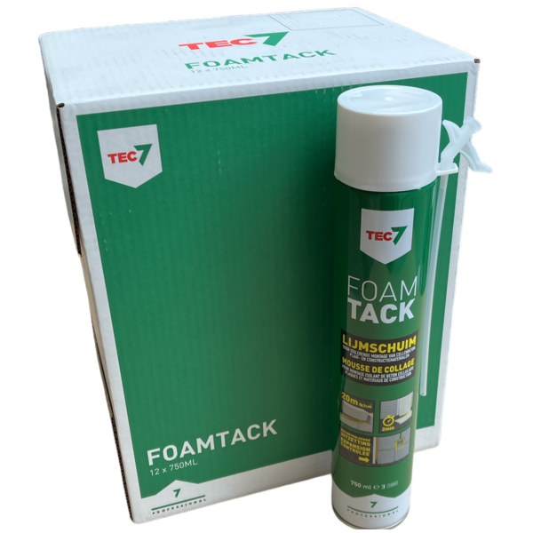 12x promopack PU Tec7 Foam Tack manual 750ml