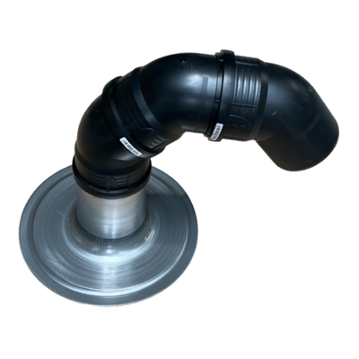 Kabeldoorvoer Anjo 125mm incl. alu plakplaat