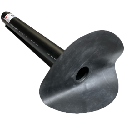 Rainwater outlet RoofCover PE 63mm with EPDM flange