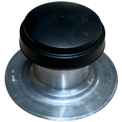 Chapeau de ventilation Ubbink PE 160mm avec plaque alu