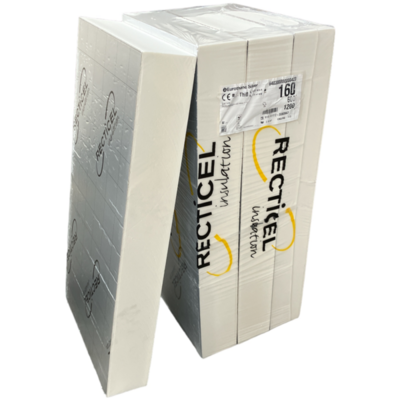 PIR isolatie Recticel Eurothane Silver 160mm (2,16m²/pak - Rd=7,25)