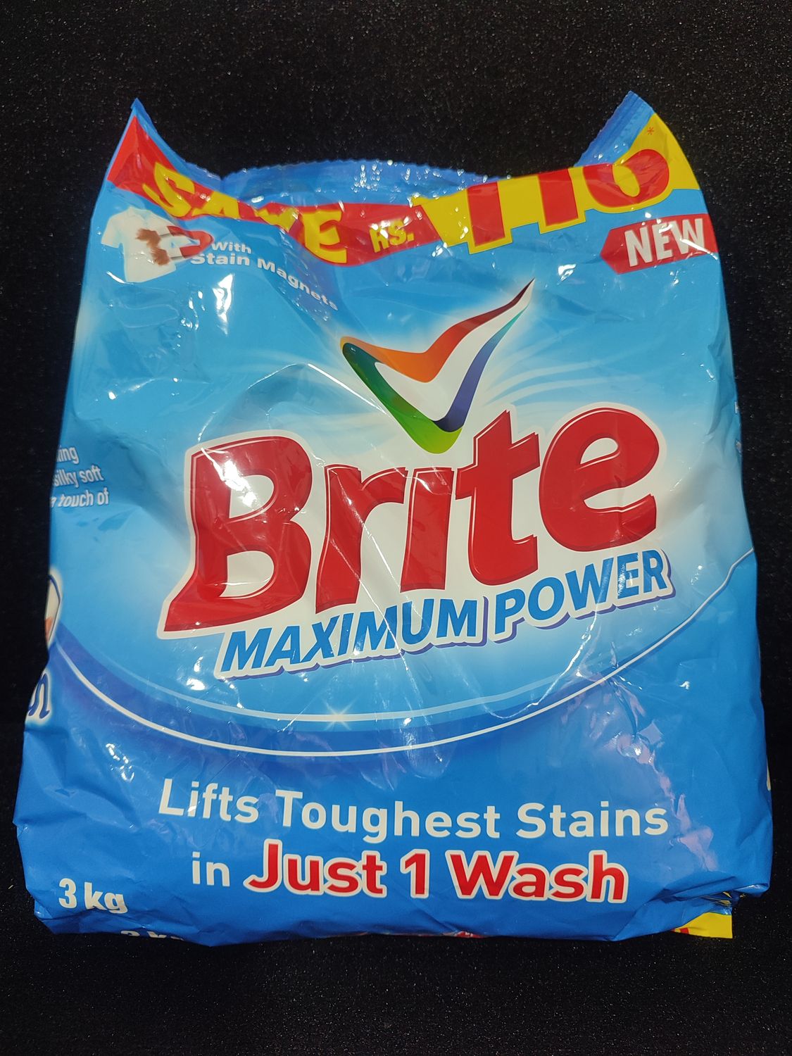 Lessive en Poudre Brite 3kg Colis de 4