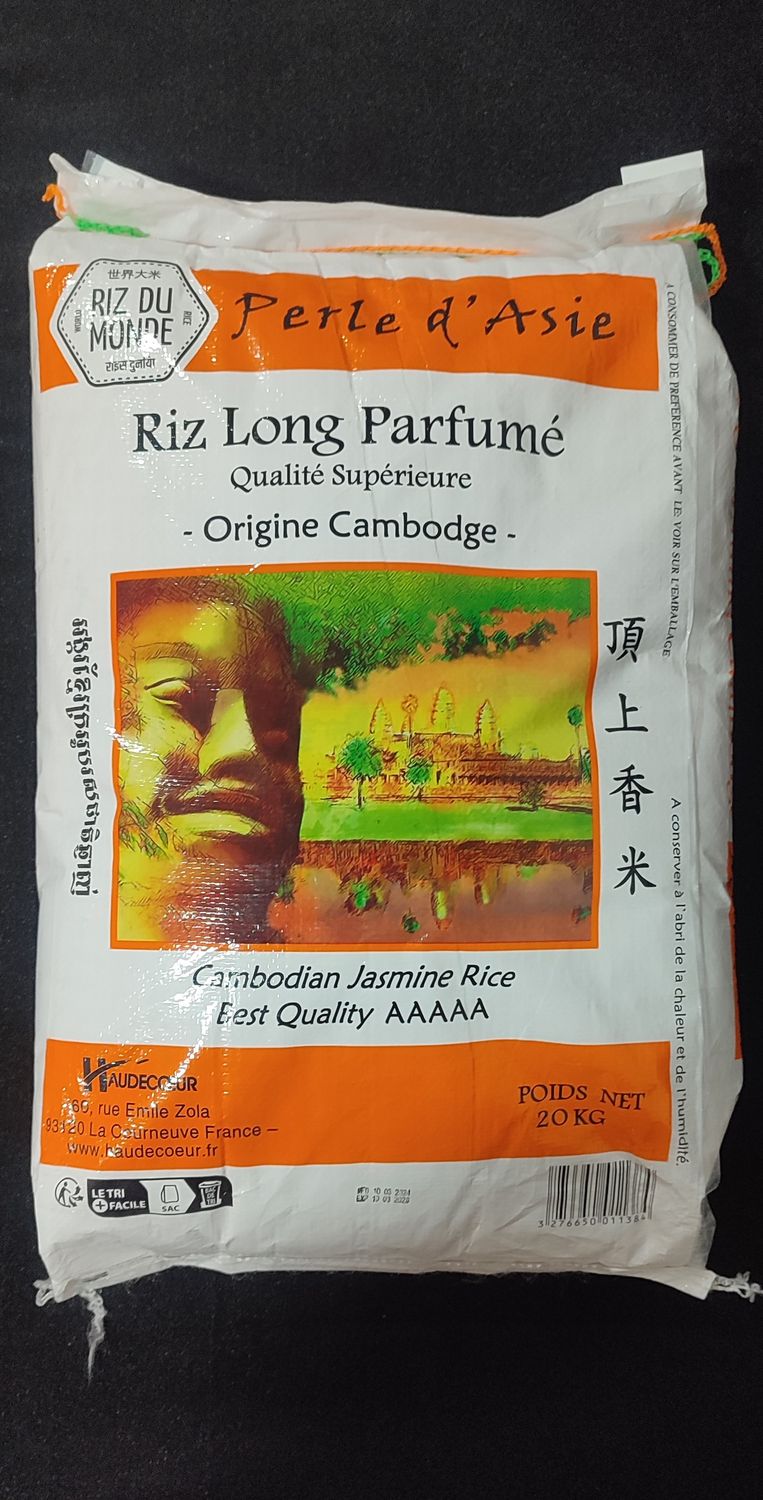 Riz Long Parfume Cambodge 20kg