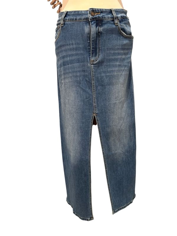 Esqualo lange jeans rok