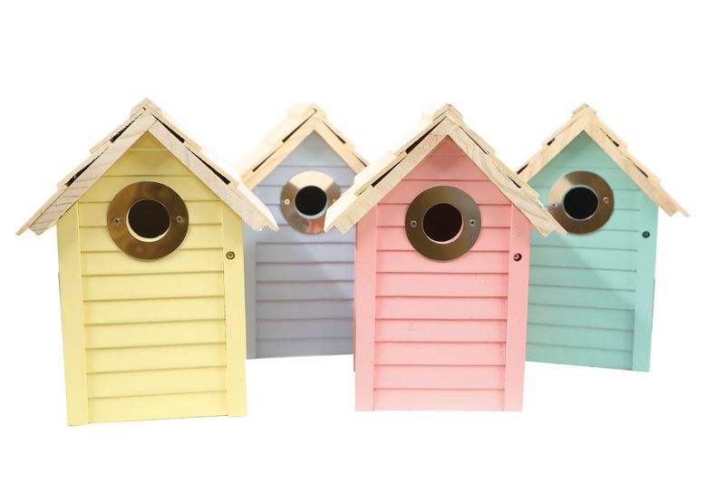 Happy Birdbox geel