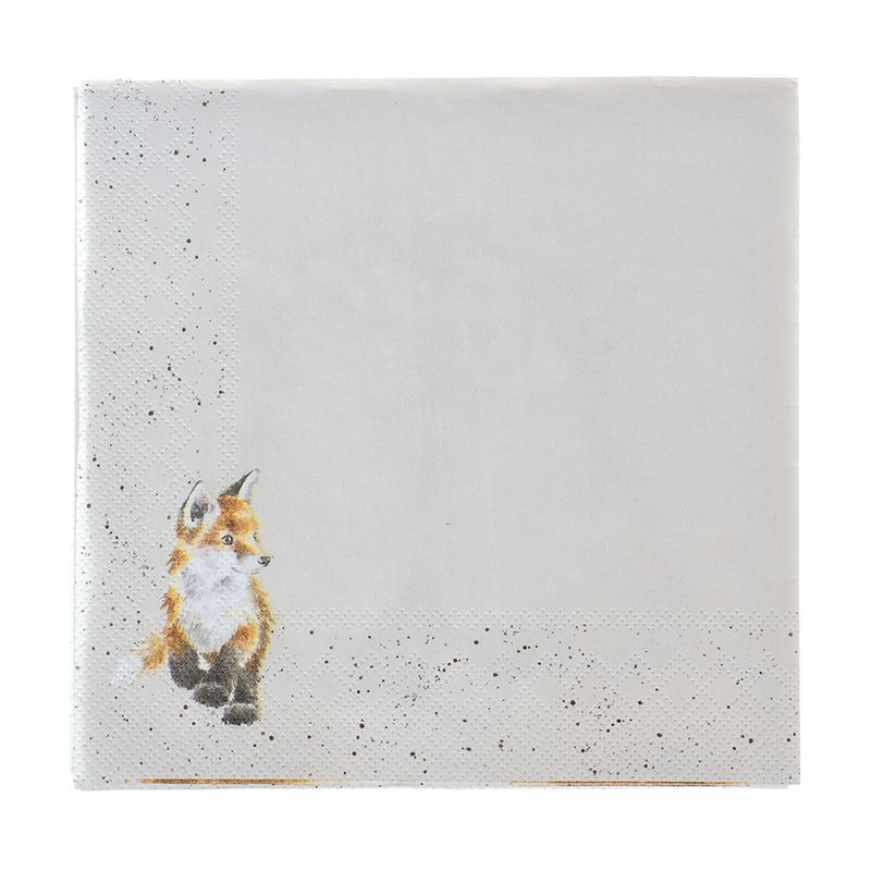 Wrendale Servetten vos 20st.