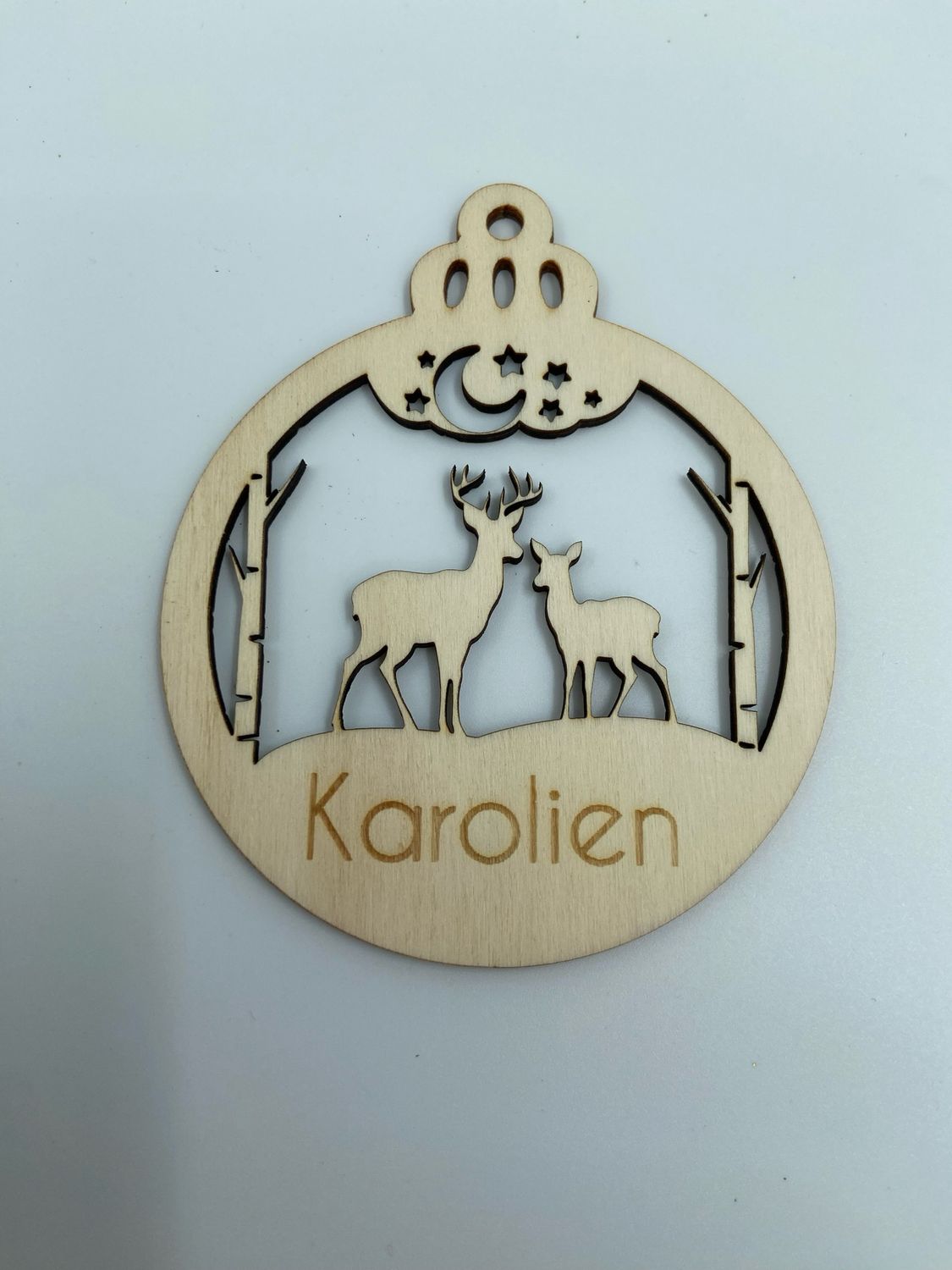 Kerstbal hert