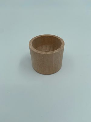 Blanco theelichthouder beuk (rond)