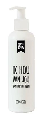 Douchegel - "Ik hou van jou,..."