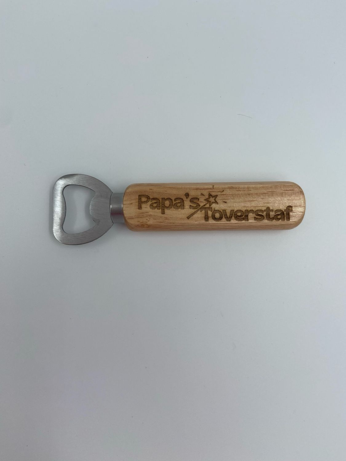 Flesopener 'Papa's toverstaf.'