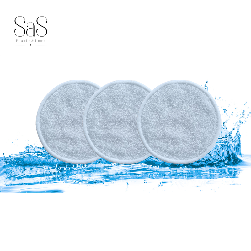 100% Natural Bamboo Cotton Cleansing Pads