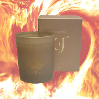 Traditionals Geurkaars 4 elementen FIRE Exclujess