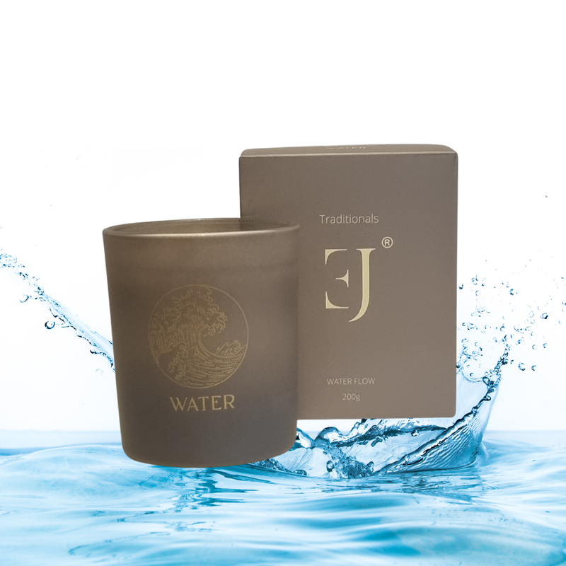 Traditionals Geurkaars 4 elementen WATER - Exclujess