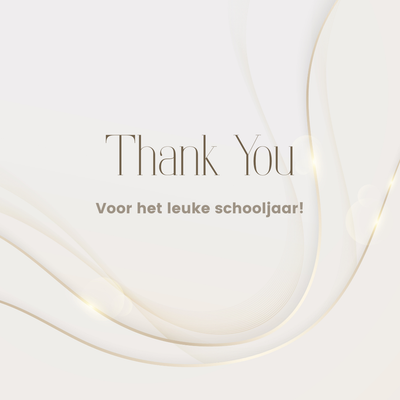 Bedankt Juf/Meester