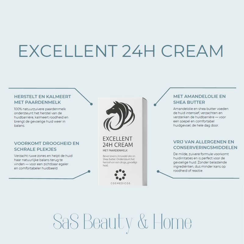 Cosmedicos Excellent 24H Cream 50ml met paardenmelk