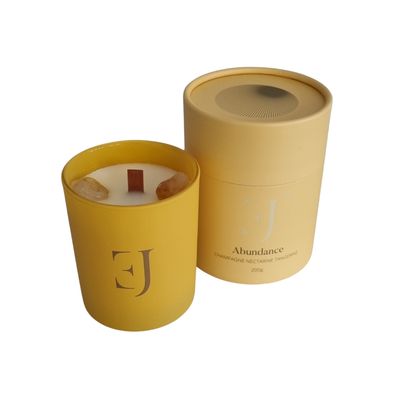 Crystal candle citrine Abundance - Exclujess