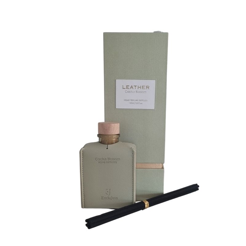 Leder Geurstokjes Cactus Blossom Exclujess