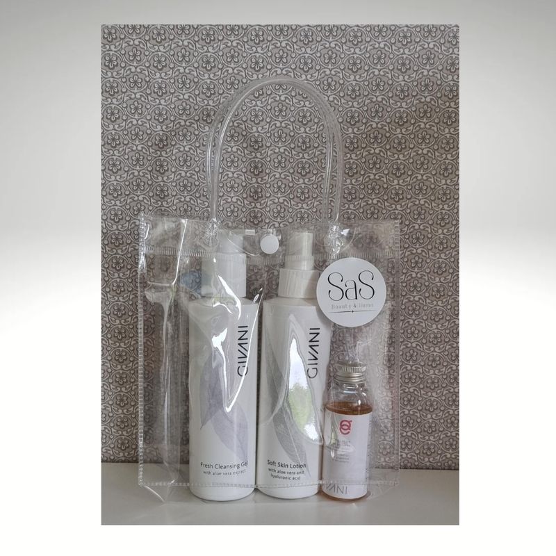 Duo voor basis gelaatsreiniging + gratis vitalizing lotion