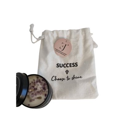 Quote kaars in blik – Choose to shine (klein formaat) Exclujess