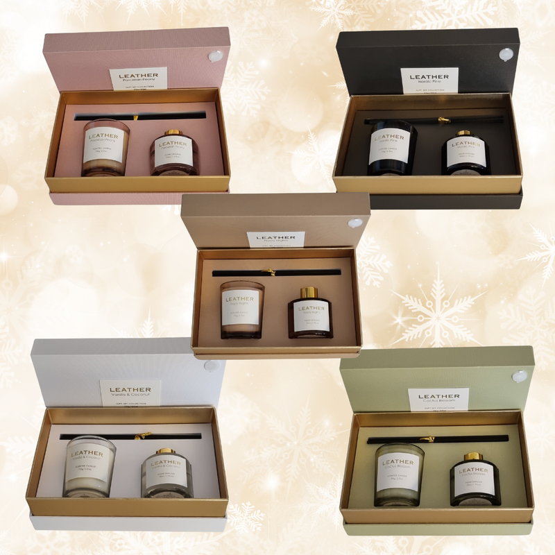 Vanilla &amp; Coconut leather feel gift pack Exclujess