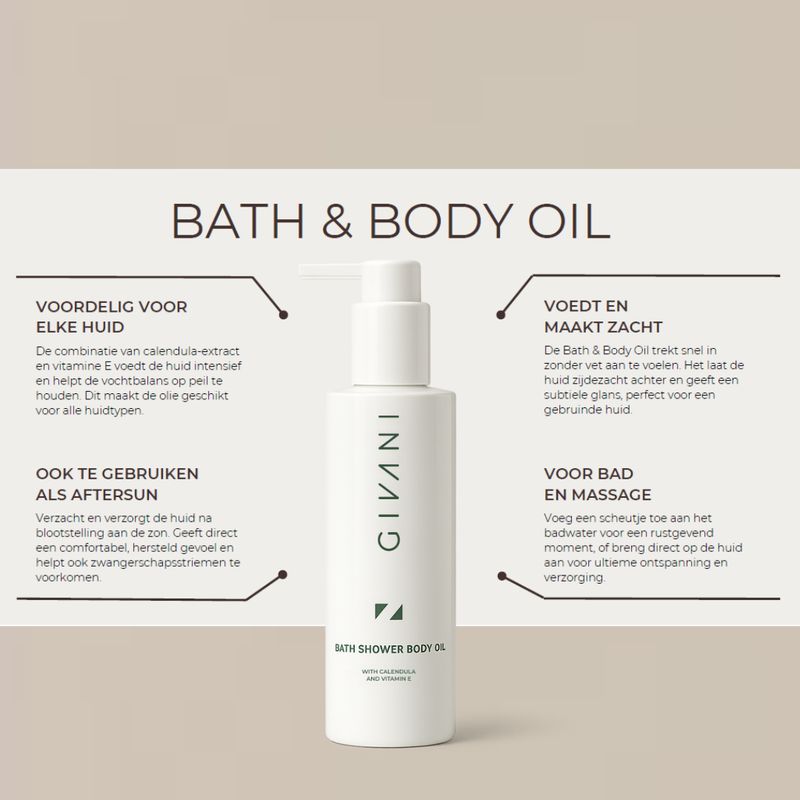 Givani Bath Shower Body Oil