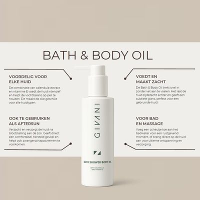 Givani Bath Shower Body Oil